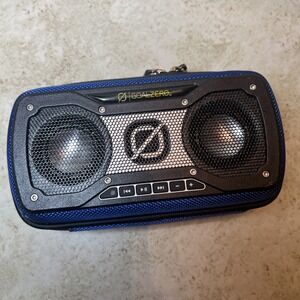 Goal Zero Rock Out 2 Portable USB Rechargeable Speaker Blue Aux Cord Rugged Hike